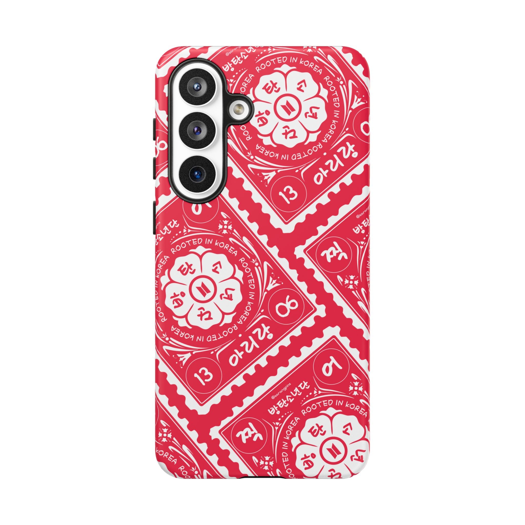 Phone Case - Red Patterned Bandana Design (Tough Cases)