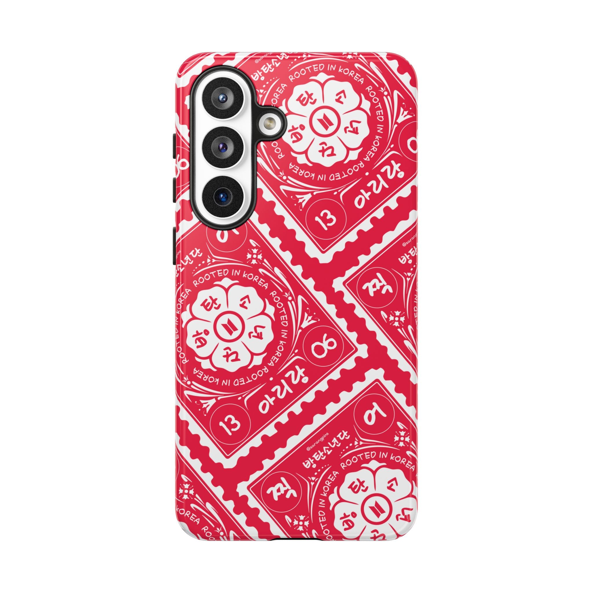 Phone Case - Red Patterned Bandana Design (Tough Cases)