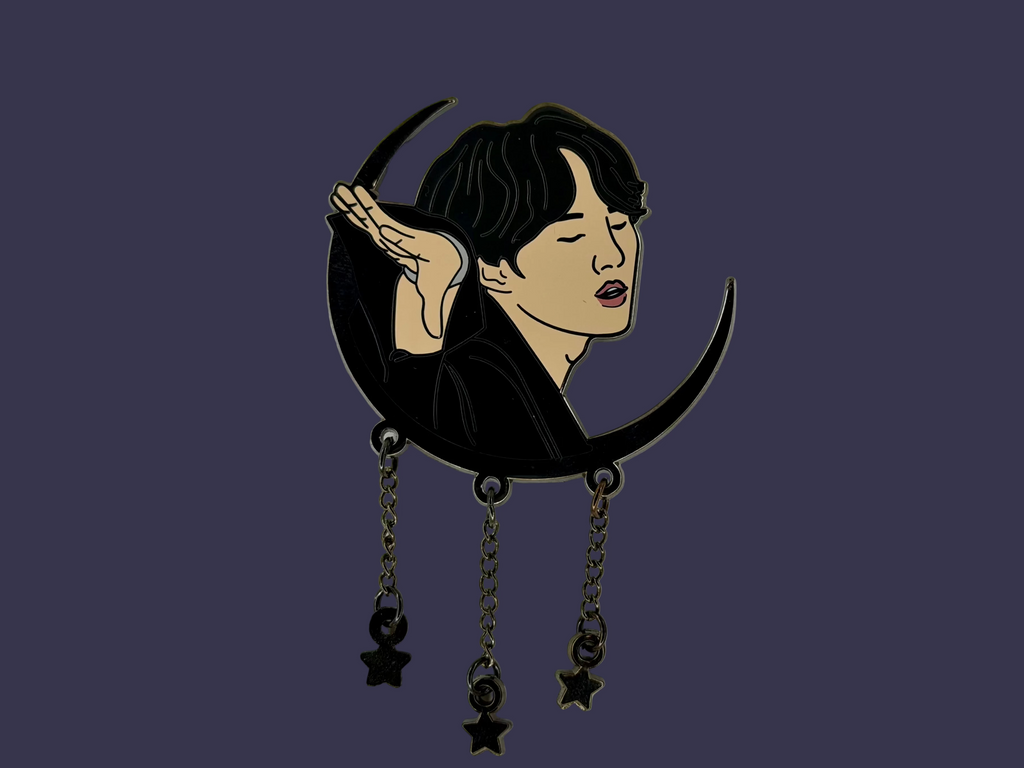 BTS' SUGA / Yoongi Night Sky Hard Enamel Pin