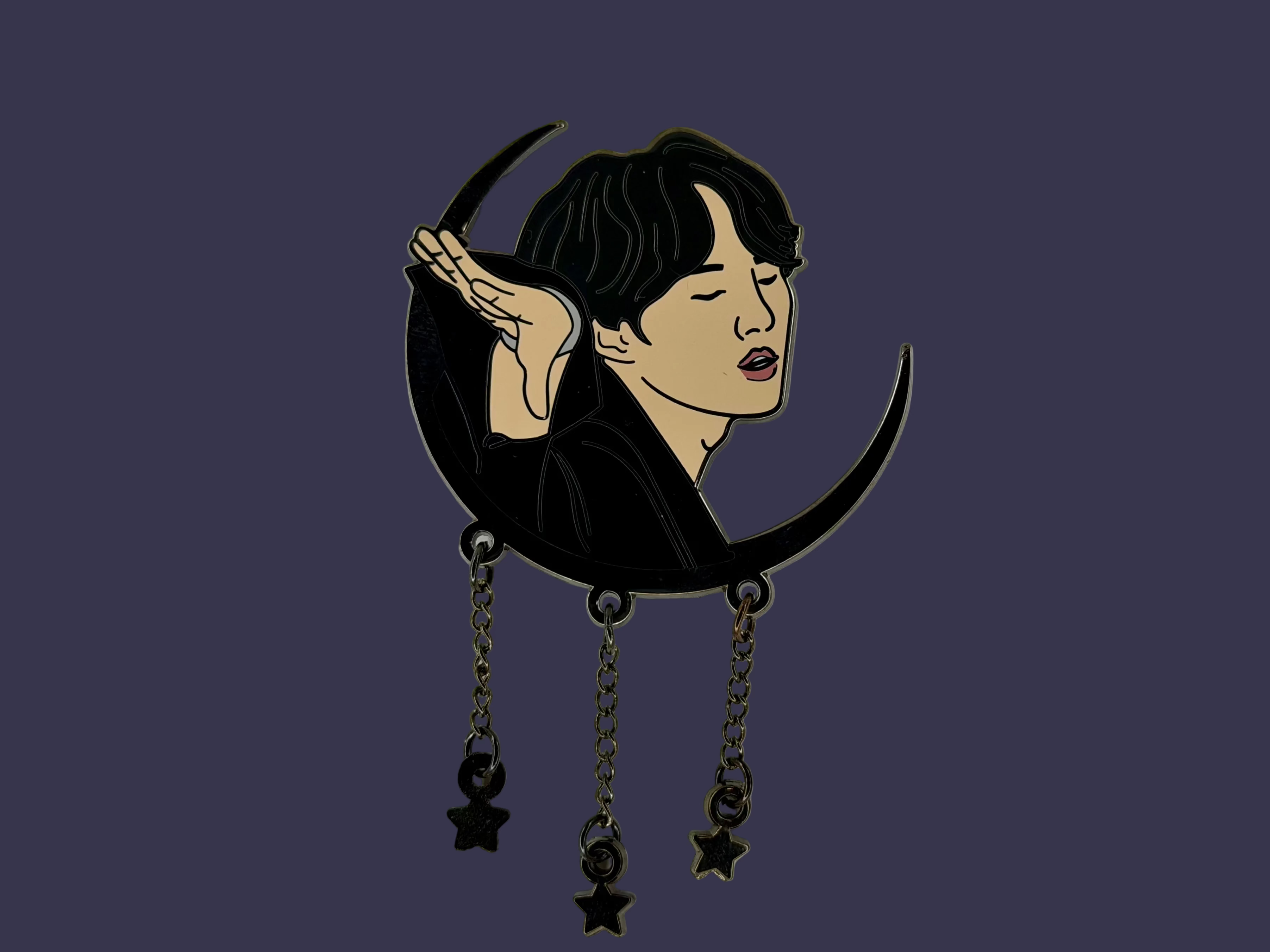 BTS' SUGA / Yoongi Night Sky Hard Enamel Pin