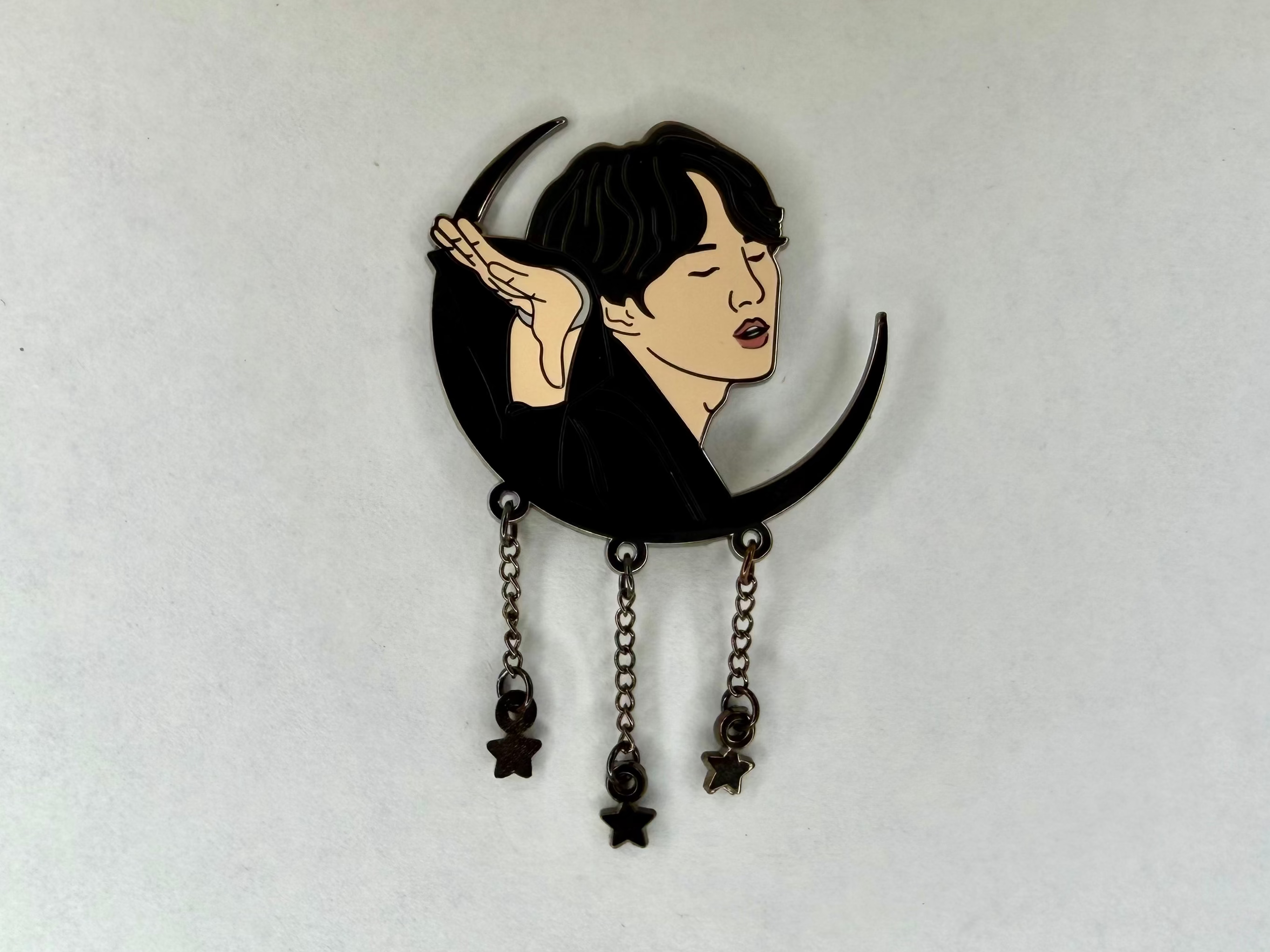 BTS' SUGA / Yoongi Night Sky Hard Enamel Pin